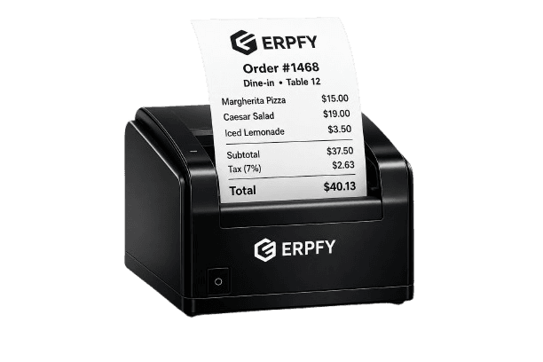 ERPFY receipt printer